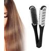 ZJchao Spazzola Lisciante per Capelli Design Stabile e Traspirante Double Sided Protettivo Affidabile Durevole Strumento per Parrucchieri per Saloni Styling Barba Lunga e Corta