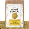 VIRHEA® Henné Biondo 100g - Colorazione Vegetale per Capelli Biondi con Riflessi Dorati - Ravvivare Biondo Chiaro - Copertura Capelli Bianchi - Vegano Bio Senza Ammoniaca e PPD