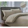 Cieffepi Home Collections GIOIA Set Copripiumino + Federa/e per letto singolo o matrimoniale (Singolo, Panna/Beige)