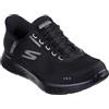 Skechers Uomo Go Walk Flex 100% Waterproof Slip-In ALLENATRICE, Black Textile, 43.5 EU