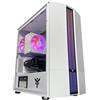 Golook PC Gaming Tokyo 2.0 Bianco - Ryzen 5 5600 / 32GB RAM / 1TB NVME M.2 / RTX 4060 8GB / B550M / 2 Ventole Raffreddamento - Computer Fisso