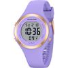 GOLDEN HOUR Orologio Digitale Donna Subacqueo 50M (5ATM) Orologio Sportivo Professionale con Cronometro e Sveglia Ideale per Nuoto Lavoro, Cinturino Morbido in Silicone