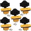 RUNCCI-YUN 5Pezzi XT60E-F connettore Batteria,2 Pin XT60E-F connettori ad Alta Corrente con Tappo in Gomma con Viti per Batteria Lipo XT60