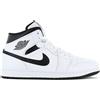 Jordan Air jordan 1 mid - Reverse Panda - DQ8426-132 Uomo Sneaker Scarpe Bianco-Nero