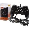 r2digital Pc usb Joystick, Controller con vibrazione per Computer, Gamepad compatibile con Ps3, con Switch, con Pc