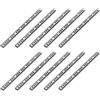 Mdurian 10 X robusto alto H-17mm guide per cassetti guide diapositive cuscinetto a sfere L-246mm acciaio scanalato cucina Consiglio dei ministri scrivania capacità