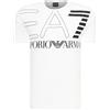 Emporio Armani Maglietta T-Shirt Uomo EA7 6GPT11 PJ02Z, Manica Corta, Girocollo (Bianco, XL)