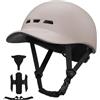 Shinmax Casco Bici Uomo Donna Urbano Casco Bicicletta Adulti Leggero Casco Ciclismo Monopattino Città Strada Caschi Bici Protezione di Sicurezza Caschetto Bici Taglia Regolabile 56-62 cm