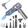 BelonLink Aspirabriciole Senza Fili, 16000Pa/100W Aspirabriciole Portatile, Aspirapolvere Auto 6000mAh Ricaricabile Aspirapolvere, Soffiatore e Pompa per Vuoto, 3 Velocità, per Auto, Ufficio, Casa