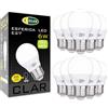 CLAR - Lampadine LED E27 Luce Naturale, Lampadina LED E27, Lampadina LED E27 Luce Naturale, Lampadine LED E27 4000K, E27 LED 4000K, Lampadine E27 Piccola, Lampadina E27 Luce Naturale, 6W (Pack 10)