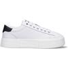 TOMMY HILFIGER JEANS Sneaker donna bianca/nera in pelle