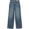 VERO MODA Vmtessa HR Wide Jeans Ra394 Ga Noos Larghi, Media Blu Denim, 32W x 32L Donna