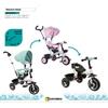 Giocheria Triciclo 3 in 1 girevole Rosa GGI210031 fronte Mamma di Giocheria