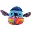 Roccobimbo Squishmallows Peluche Stitch con Berretto 25cm di Reel Toys