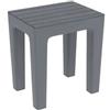 Roccobimbo Sgabello In Pp Effetto Legno Grigio Serie Woody 38LX29PX41.5H di Roccobimbo