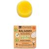 La Saponaria | Balsamo solido bio Forza - ristrutturante e nutriente, Balsamo solido ristrutturante e nutriente per capelli più forti e perfettamente districati, 40g