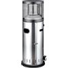Enders POLO 2.0 Stufa a Gas da Esterno - Stufa a gas radiante - Da Giardino con sistema di riflessione ENDUR - Ruote di trasporto e protezione antiribaltamento - Argento / Acciaio inox #546033