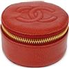 CHANEL Pre-Owned - Portagioie CC 1995 - Donna - pelle caviar - Taglia unica - Rosso