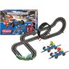 Carrera Toys GO!!! Kart Mach 8 Set Pista da Corsa e Due Macchinine con Mario e Luigi, Gioco Adatto per Bambini dai 6 Anni, Multicolore, 20062492