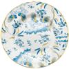 GINORI 1735 PIATTO DESSERT 21,5 CM - 0215 ORO DI DOCCIA TURCHESE 1706