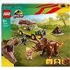 LEGO Jurassic Park 76959 La Ricerca del Triceratopo, Dinosauro Giocatt