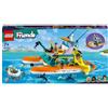 LEGO Friends 41734 Catamarano di Salvataggio, Barca Giocattolo con Ani