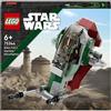 LEGO Star Wars 75344 Astronave di Boba Fett Microfighter Giocattolo, M
