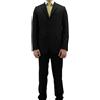 Amirante Antica Sartoria Napoletana Abito sartoriale A.S.N. 2 bottoni nero 100% fresco lana Angelico Made in Italy