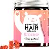 BEAUTYBEARS GmbH Bears with Benefits Ah-Mazing Hair Vitamin - Integratore alimentare per capelli forti e belli - Senza zucchero - 45 caramelle gommose