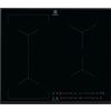 Electrolux EIL63443 Piano Cottura Induzione 4 Fuochi 60 cm in Vetroceramica colore Nero