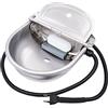 MasXirch Ciotola Dell'acqua Riscaldata Automatica In Acciaio Inox Con Valvola A Galleggiante 220V, 80 Watt, Ciotola Termica Per Bestiame, Bovini, Cani, Capre, Maiali, Cavalli