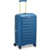 RONCATO B-flying Move Valigia Trolley Medio 68 cm, espandibile con zip e con sistema di chiusura TSA - Blu Laguna