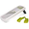 Joseph Joseph Multi-Grip, Mandolina per Verdure, Tagliaverdure manuale regolabile, affetta Verdure con Presa di Precisione, 3 e 2 Spessori di Taglio e Julienne, Bianco