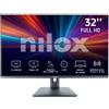 Nilox MONITOR 32" NXM32FHD11 IPS 5MS HDMI VGA Monitor PC 81,3 cm (32") 1920 x 1080 Pixel Full HD LED Nero