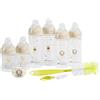 Bebeconfort Physio Air Starter Set, Set Regalo Neonato, 0+ Mesi, Set 6 Biberon Varie Misure, Ciuccio e Scovolino per Biberon, Tettarelle Anti-Colica in Silicone con Vari Flussi, Confezione Risparmio