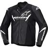 Alpinestars Giubbotto Moto Pelle Alpinestars FASTER V3 Nero Bianco