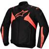 Alpinestars Giubbotto Moto Tessuto Alpinestars T-JAWS V4 WP Nero Rosso F