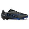 NIKE MERCURIAL ZOOM VAPOR 15 ACADEMY FG/MG SCARPA CALCIO - BLACK PACK - NERO/BLU/ARGENTO