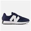 NEW BALANCE SCARPE UOMO 327 COLORE BLU NAVY BIANCO