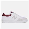 NEW BALANCE SCARPE UOMO 480 COLORE BIANCO BEIGE E BORDEAUX