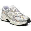 NEW BALANCE SCARPE UOMO 530 COLORE BIANCO ARGENTO ORO