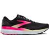 BROOKS GHOST 16 SCARPA RUNNING DONNA - BLACK/PINK/YELLOW