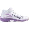 MIZUNO THUNDER BLADE Z MID SCARPA PALLAVOLO DONNA - WHITE/PATRICIAN PURPLE/QUINCE