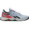 REEBOK NANOFLEX TR SCARPA CROSSFIT TRAINING UOMO - GRIGIO/AZZURRO/CORALLO