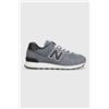 NEW BALANCE SCARPE UOMO SNEAKERS TEMPO LIBERO COLORE GRIGIO BLU