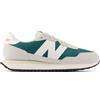 NEW BALANCE SCARPE UOMO 237 COLORE VERDE BIANCO CORDA