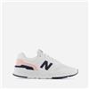 NEW BALANCE SCARPE DONNA 997 SNEAKERS TEMPO LIBERO COLORE BIANCO