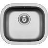 Pyramis Kiba Square Vasca Da incasso inox, Dimensioni LxPxA cm 46,5x40,5x16