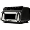 G3 Ferrari G10181 Friggitrice e griglia ad Aria BBQ, 200W, 10 Litri XXL, 8 Programmi, Doppia resistenza, Multifunzione, Barbecue Smokeless, BPA PFOA Safe, Accessori e Ricettario inclusi, Timer