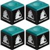 Powerglide - Set di 4 gessetti per Stecca da Biliardo Unisex